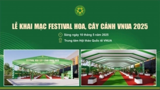 Festival hoa, cây cảnh và Ngày hội việc làm VNUA 2025: Diễn đàn kết nối và hội tụ tinh hoa