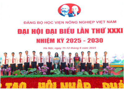 Đảng bộ Học viện Nông nghiệp Việt Nam tổ chức Đại hội lần thứ XXXI, nhiệm kỳ 2025 - 2030: Đưa ra nhiều chỉ tiêu quan trọng