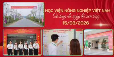 Từ giảng đường đến điểm bỏ phiếu: Học viện Nông nghiệp Việt Nam sẵn sàng cho "ngày hội non sông"