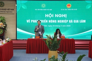 Học viện Nông nghiệp Việt Nam hợp tác phát triển nông nghiệp với xã Gia Lâm
