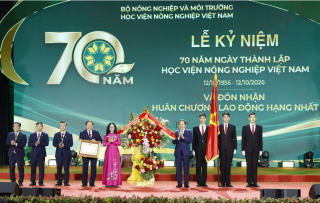 Chủ tịch Quốc hội Trần Thanh Mẫn dự Lễ kỷ niệm 70 năm thành lập Học viện Nông nghiệp Việt Nam
