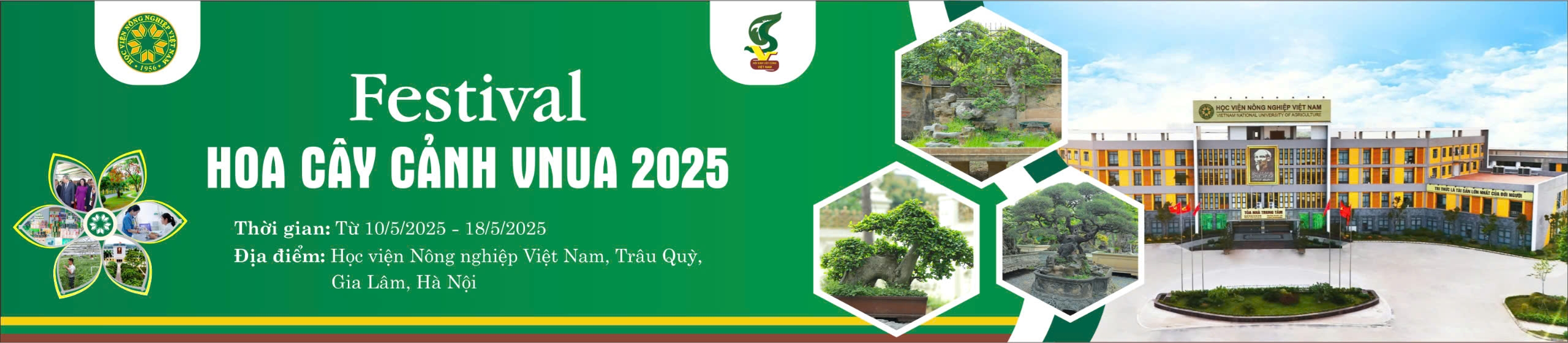 Festival hoa, cây cảnh VNUA 2025