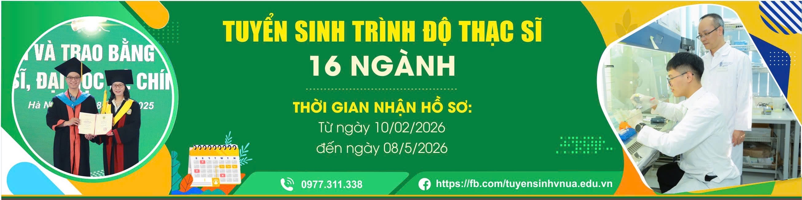 Tuyển sinh thạc sĩ 2026