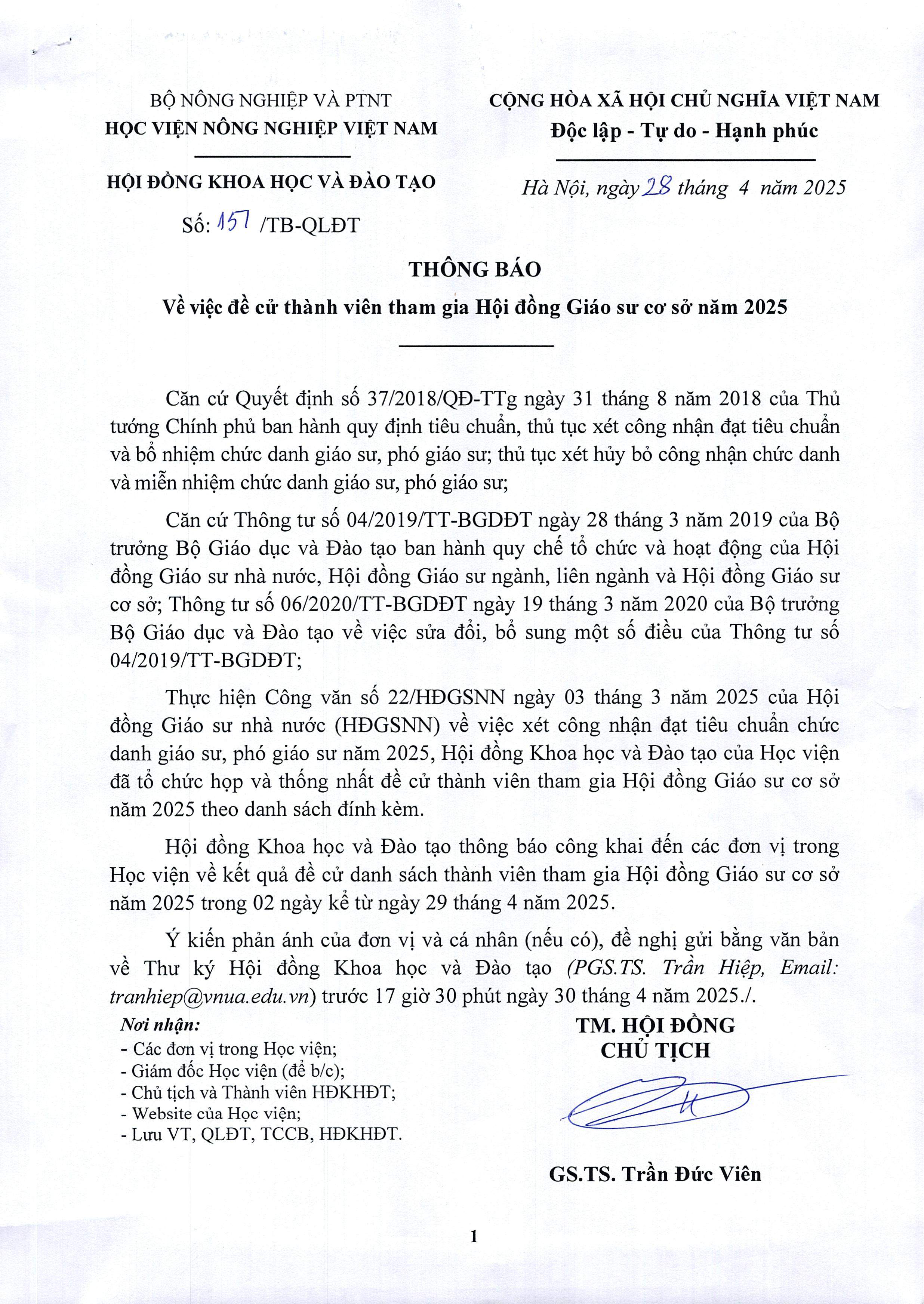 2025 04 28 so 157 tb de cu thanh vien hdgscs 2025