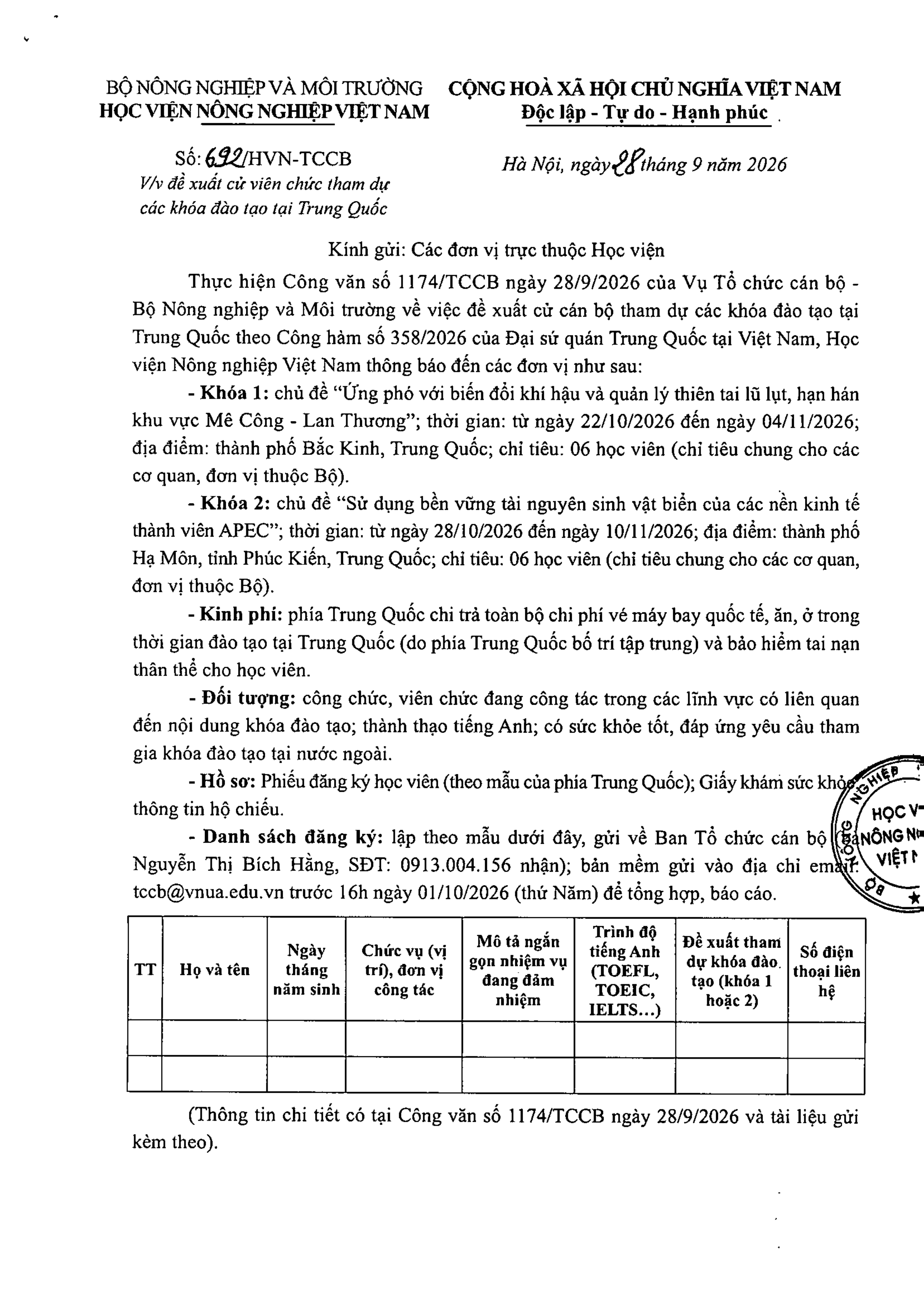 2026 09 so 692 ve viec de cu vien chuc tham du cac khoa dao tao tai trung quoc 001
