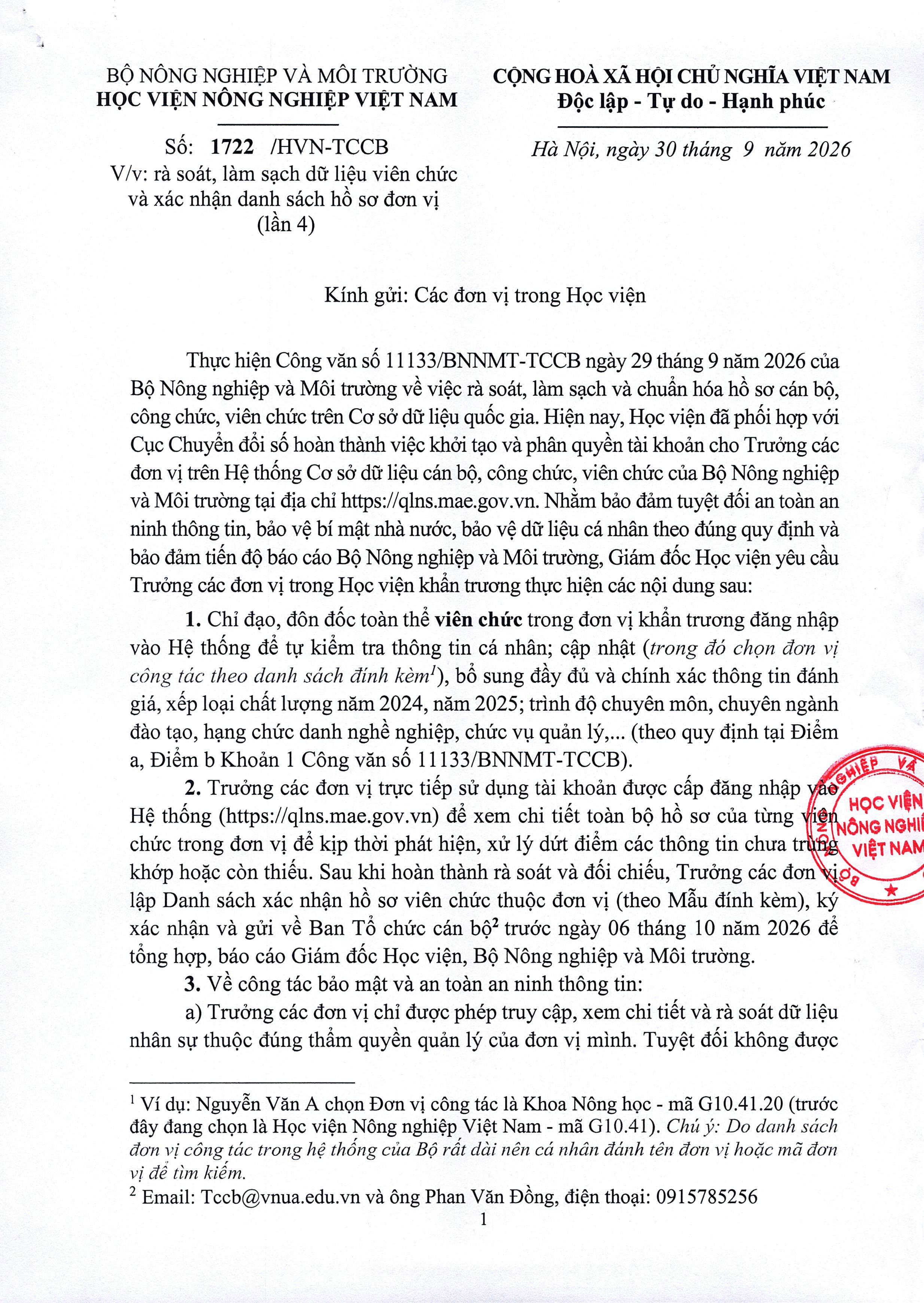 2026 09 30 so 1722 gap hoan thien du lieu vien chuc